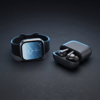 MA Series 11 Ultra 7+1 Smart Watch & Gadget Combo Box (AMOLED Display)